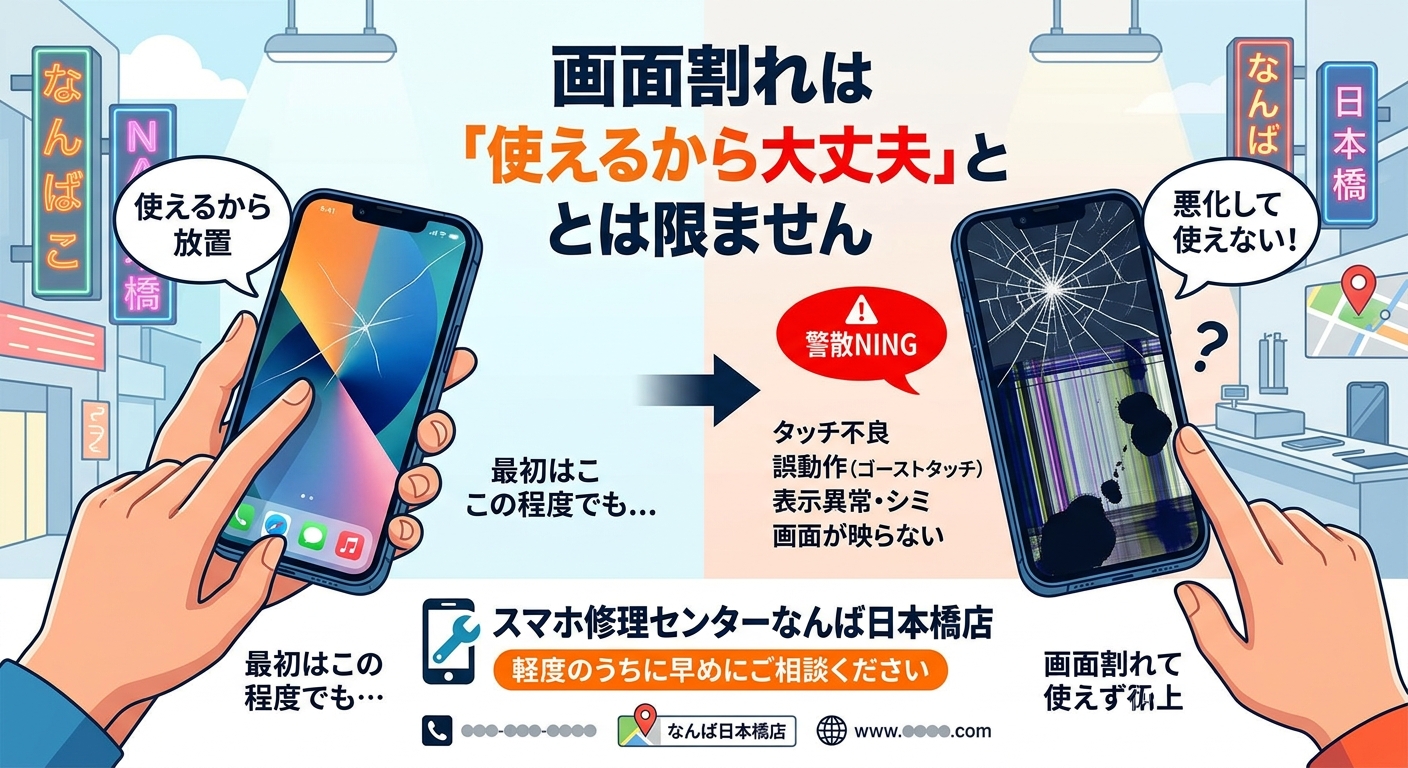 1791079424578659.jpg iPhone画面割れ_液晶漏れ_ゴーストタッチ修理_大阪なんば.jpg.jpg